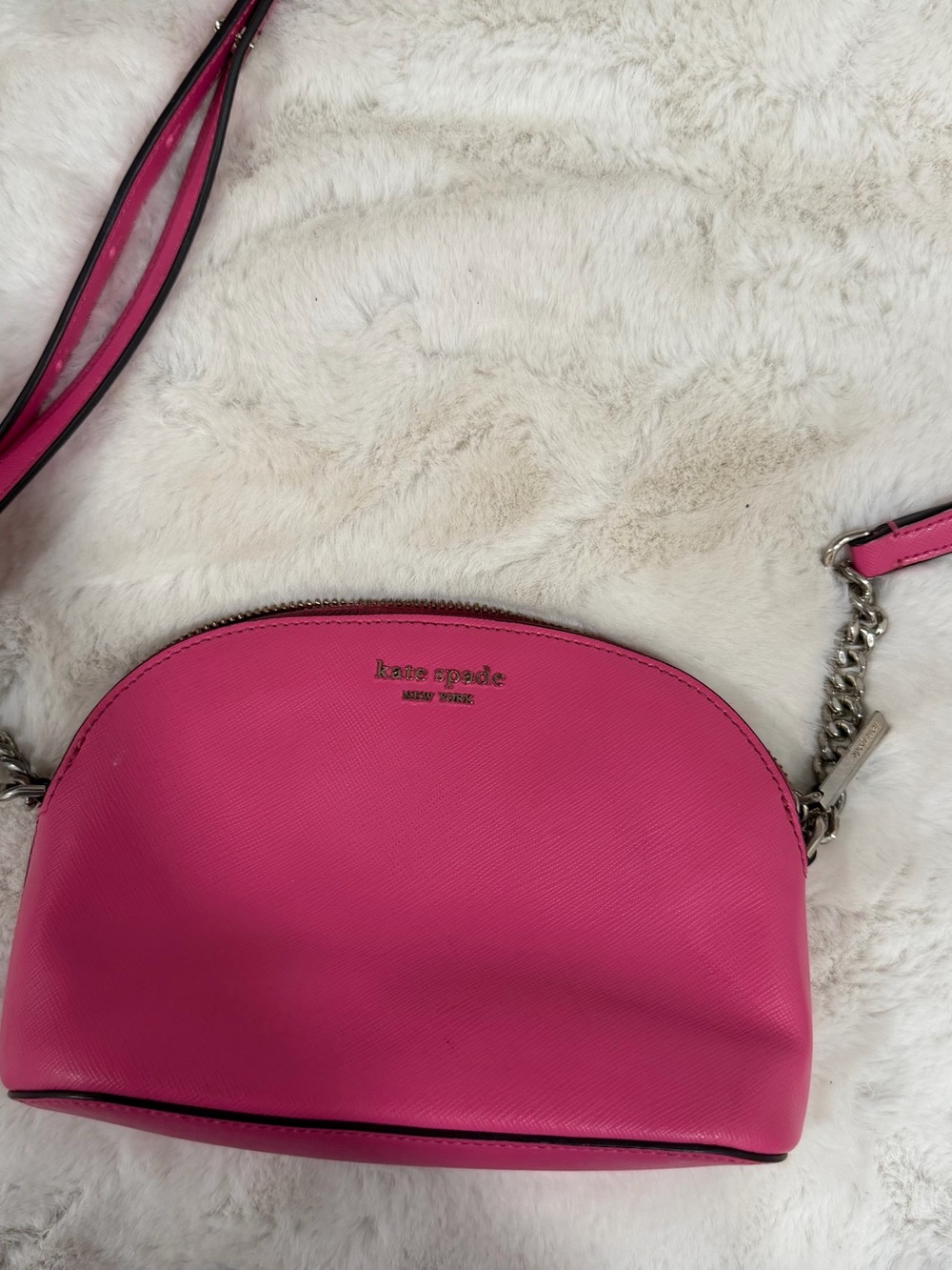 kate spade Hot Pink Chain Strap Crossbody
